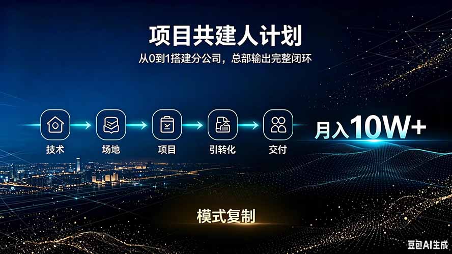 做项目被割100步骤W半年翻身，合伙人变现10W的互联网创钱计划