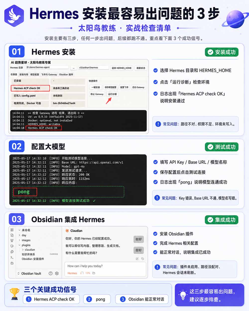 Hermes+Obsidian打造AI内容系统SOP:从安装配置到知识库管理完整教学 Hermes+Obsidian打造AI内容系统SOP:从安装配置到知识库管理完整教学