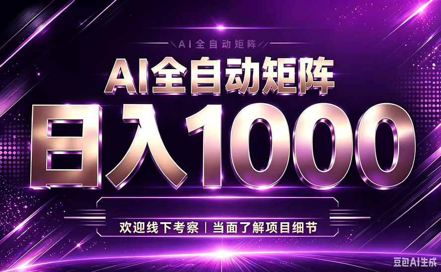 2026 AI社交副业变现1500方法，自动化G机收益秒到账