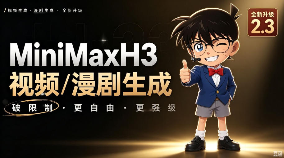 MiniMaxH3一键整合包：AI视频漫剧生成，ComfyUI部署，支持30/40/50显卡，8G显存可跑