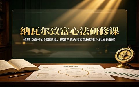 纳瓦尔致富心法拆解：10条财富逻辑，普通人搭建被动收入与个人价值提升指南