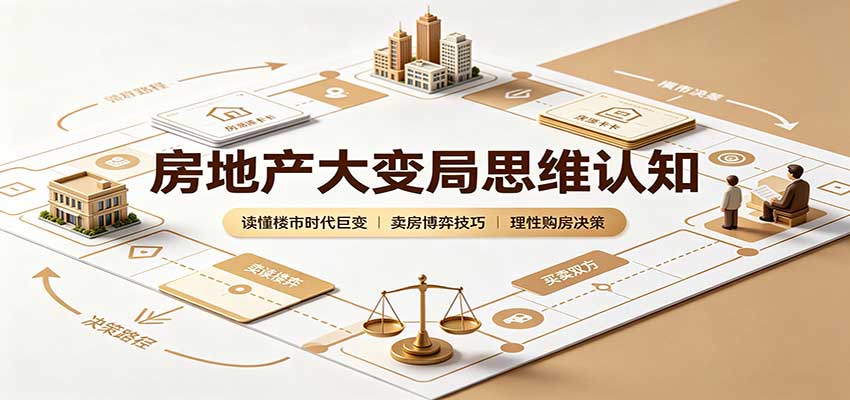 房地产分化钝化期买房卖房实操：中介压价破解与购房自测工具