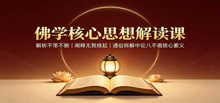 佛学入门必学：中论八不偈核心要义，通俗解读不常不断与无我缘起