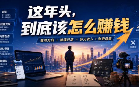 2026 这年头到底该怎么赚钱？个人赚钱门路与实操指南
