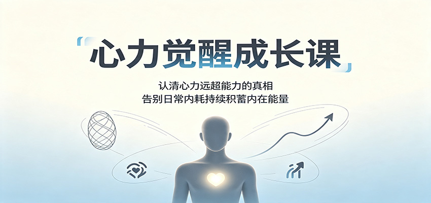 心力觉醒成长课：告别内耗疲惫，找回精力旺盛的底层逻辑