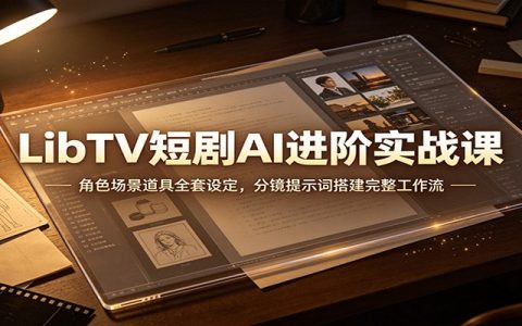 LibTV短剧AI进阶实战：角色场景道具设定与分镜提示词，搭建完整工作流