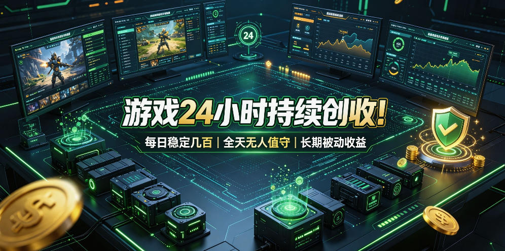2026 游戏自动G机打金赚钱,24小时无人值守稳定收益 2026 游戏自动G机打金赚钱,24小时无人值守稳定收益