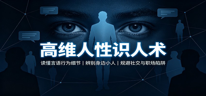 2026 高维识人术：从言行细节辨别小人，职场社交避坑指南