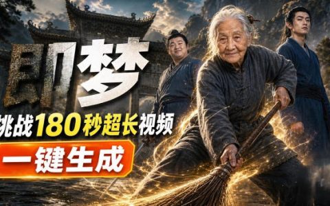 即梦AI挑战180秒超长视频！一键生成3分钟仙侠电影完整制作流程
