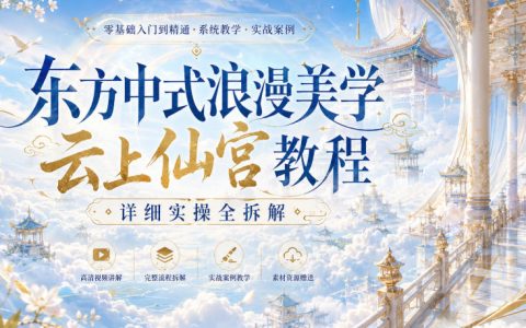 2026 东方中式浪漫美学云上仙宫教程，详细实操全拆解