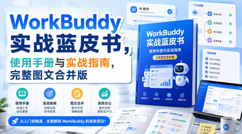 WorkBuddy实战蓝皮书：从入门到AI自动化工作流完整指南