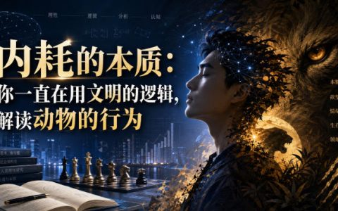 内耗的本质：用动物性逻辑解读行为，摆脱人性误区与生存本能冲突