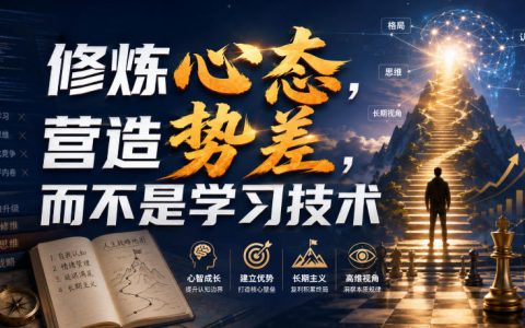 修炼心态营造势差，而非学话术技巧，约会生态位决定成败