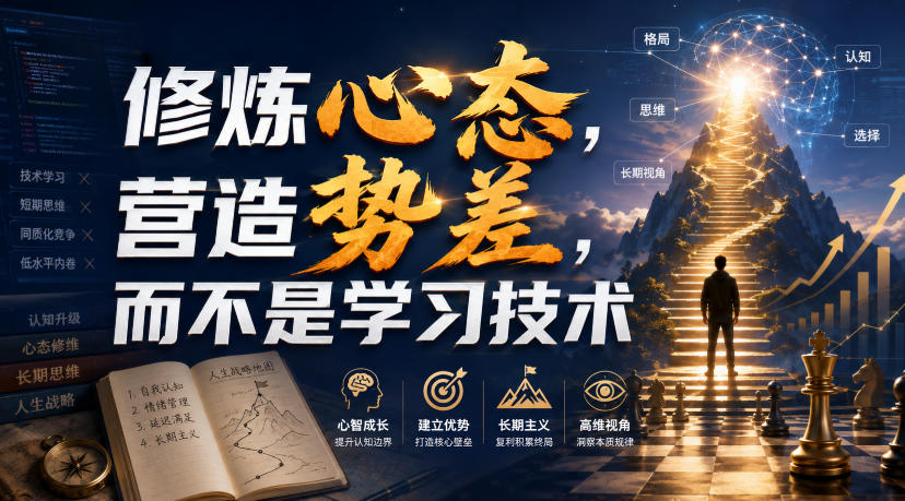 修炼心态营造势差，而非学话术技巧，约会生态位决定成败