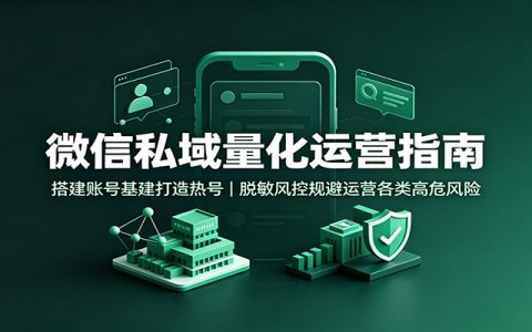 2026 微信私域量化运营指南：账号矩阵搭建与风控避坑实战