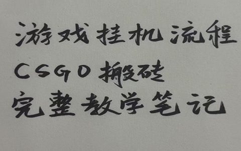 CSGOG机搬砖捡漏赚钱教程，薄凉系统自动监控饰品差价变现