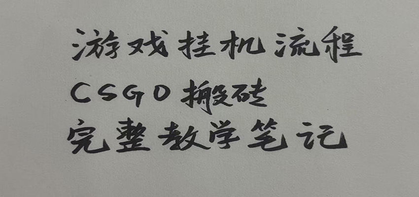 CSGOG机搬砖捡漏赚钱教程，薄凉系统自动监控饰品差价变现