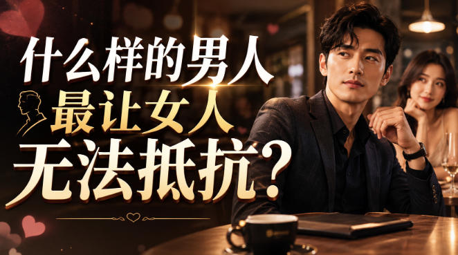 2026 最让女人无法抵抗的男人，靠的是手段而非颜值与财富
