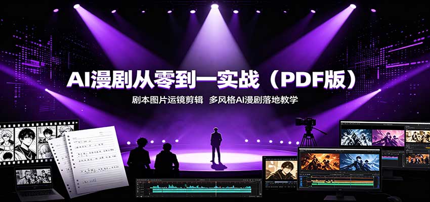 AI漫剧制作全流程实战教程：即梦Seedance运镜剪辑剧本到成片