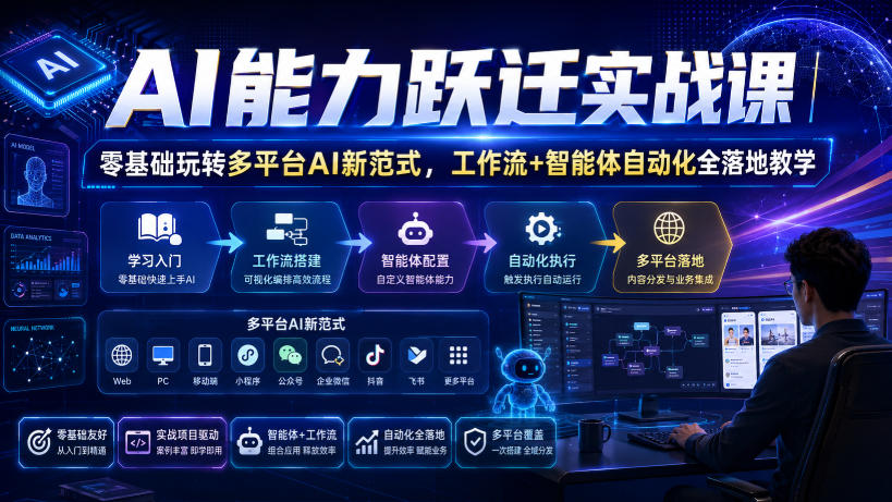 零基础AI实战:扣子+影刀+OpenClaw工作流与智能体自动化部署全攻略 零基础AI实战:扣子+影刀+OpenClaw工作流与智能体自动化部署全攻略