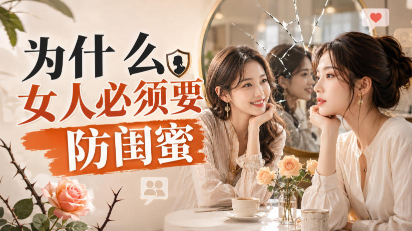 女人防闺蜜防什么？感情中闺蜜越界抢男人的3个高危信号与心理防线