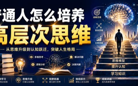 普通人怎么培养高层次思维？看清问题本质的决策训练法