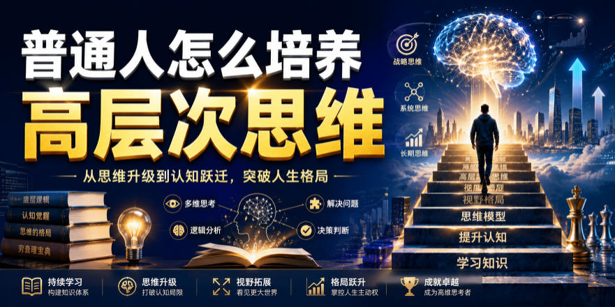 普通人怎么培养高层次思维？看清问题本质的决策训练法