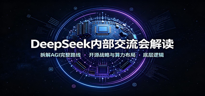 DeepSeek内部交流会解读：AGI路线图、开源战略与算力布局底层逻辑拆解