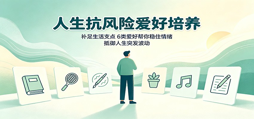 人生抗风险爱好培养:6类情绪支点,稳住心态抵御突发波动 人生抗风险爱好培养:6类情绪支点,稳住心态抵御突发波动