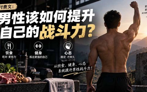 男性提升战斗力必看：饮食健身心态三大核心方法全解析