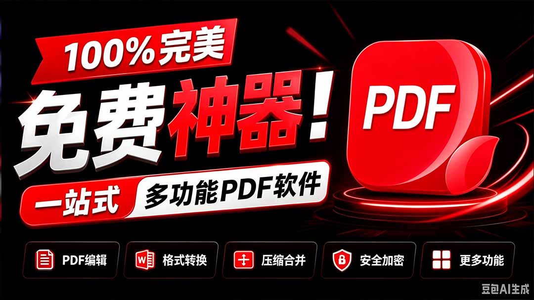 免费PDF神器JOPDF：一站式格式转换压缩编辑无广告