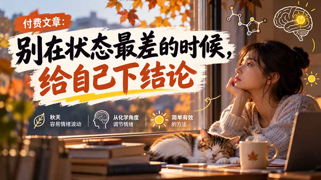 秋天情绪低落怎么调节？从化学角度改善季节性情感障碍