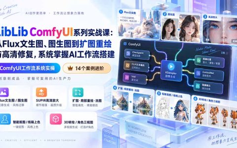 ComfyUI实战：Flux文生图图生图扩图重绘与高清修复全流程