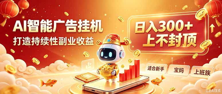 AI自动化副业实操：百度广告G机24h无人值守，小白宝妈可入局