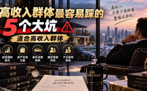 高收入人群理财避坑指南：年薪百万却存不下钱？5大财务陷阱与富人择偶风险解析