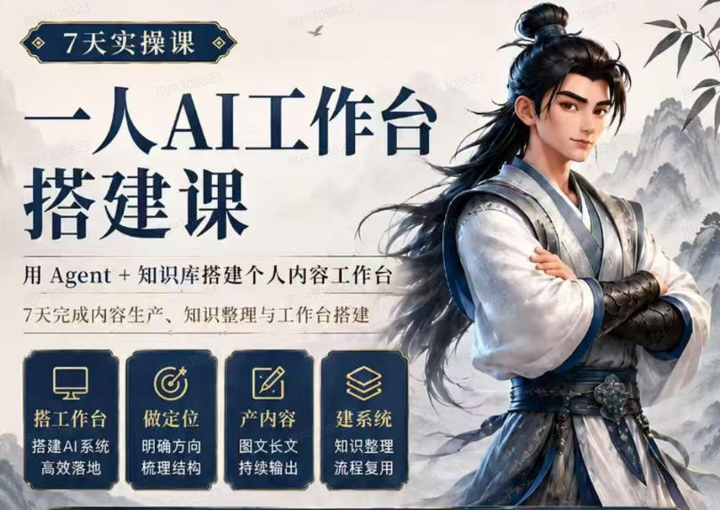 7天AI工作台实操课：Agent+知识库搭建个人内容生产系统
