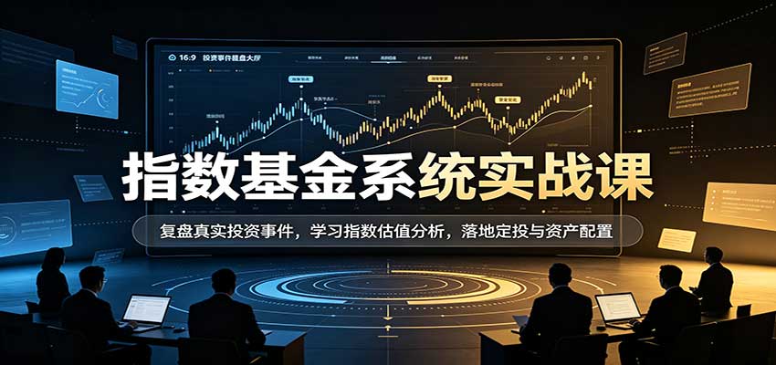 2026 指数基金系统实战课：估值定投与资产配置全解析