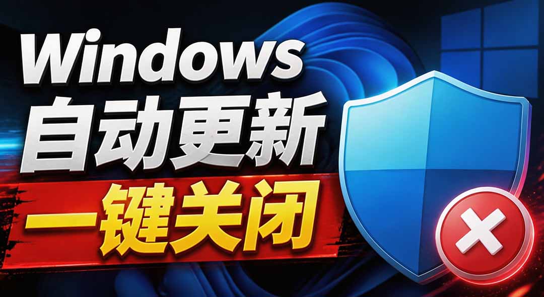 Windows7/10/11系统更新禁用工具UpdateLock，400步骤KB一键关闭自动更新防打扰