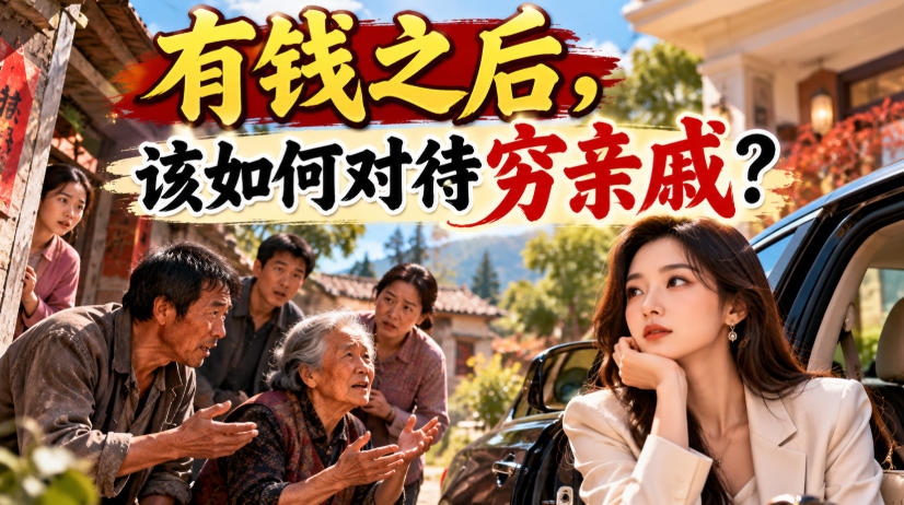 有钱后如何对待穷亲戚？和珅这招太绝了，看懂少走弯路