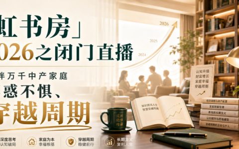 「虹书房」2026闭门直播：中产家庭穿越周期、亲密关系与养老规划课