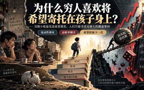 2026 穷人逆袭的唯一筹码：为什么越没钱越要赌一把？