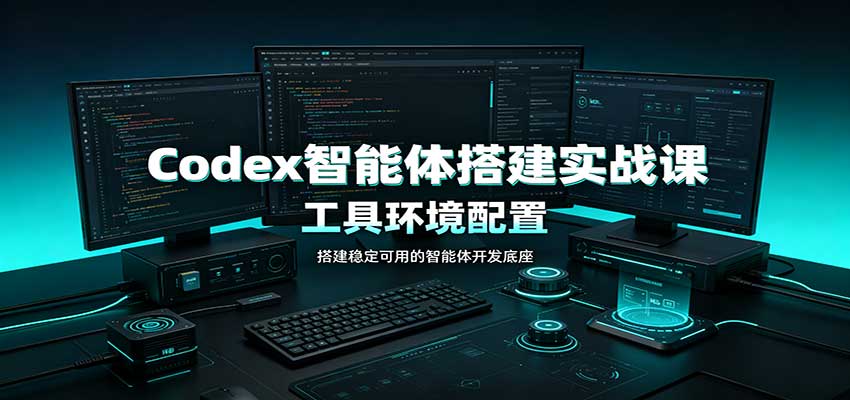 Codex智能体实战课：飞书远程操控+自动化办公剪辑教学