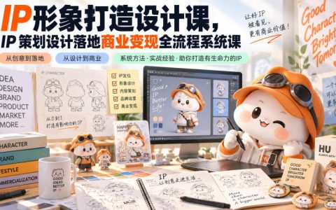 IP形象设计系统课：Midjourney+SD商业变现全流程