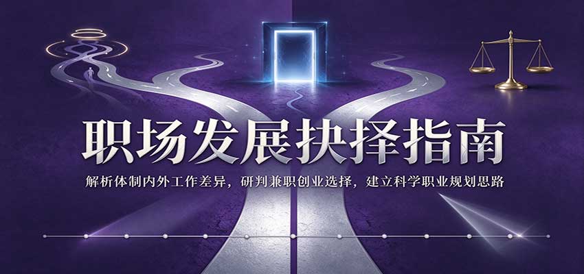 2026 体制内外怎么选?兼职创业+学历提升职业规划指南 2026 体制内外怎么选?兼职创业+学历提升职业规划指南