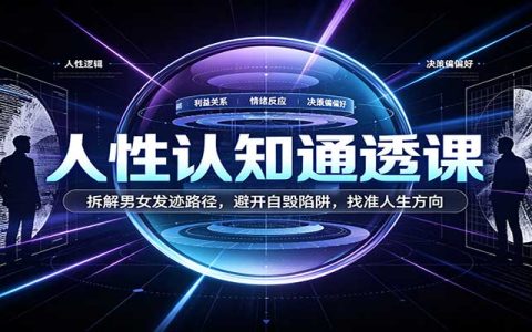男女发迹路径与自毁陷阱：人性认知通透课找准人生方向