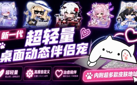 开源免费BongoCat桌宠，超轻量丝滑互动，支持多皮肤