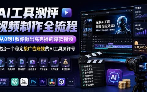 AI工具测评视频制作全流程：Workbuddy+剪映从0到1做高完播爆款视频
