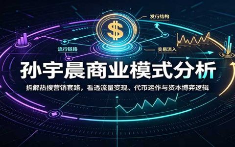 孙宇晨商业模式拆解：热搜营销套路、代币变现与资本博弈逻辑