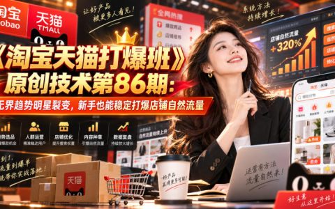 淘宝无界趋势明星裂变实操：3处定词+计划搭建，低PPC拖价打爆自然流量