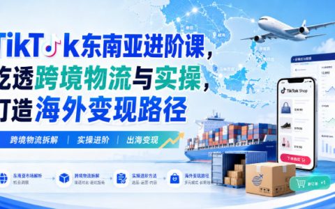 TikTok东南亚进阶课：跨境物流成本核算与选品出单实操，海外仓避坑指南